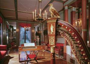 Interior de la sala de música de la emperatriz Josefina de French School